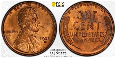 1931-S 1C MS64RD