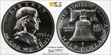 1952 50C PR67