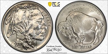 2001-D $1 Buffalo MS69