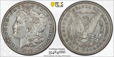 1878-S $1 VAM 58 Long Arrow Shaft XF45