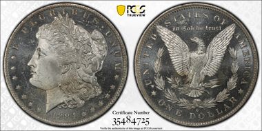 1884-O $1 VAM 6, O/O MS64DMPL