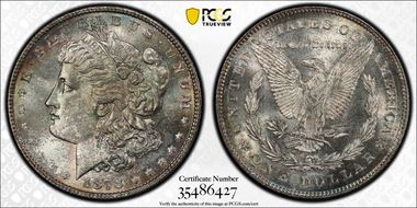 1878 7TF $1 R78, VAM 100 MS64