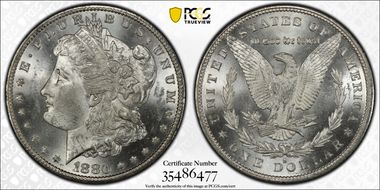 1880-S $1 MS64