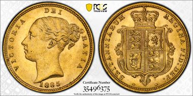 1885 1/2 Sov S-3861 MS64