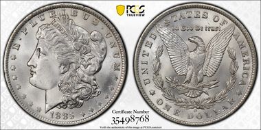 1885-O $1 MS67