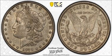 1878 8TF $1 VAM 16, Tripled Stars XF45