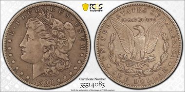 1900-O/CC $1 VAM 7A VF30