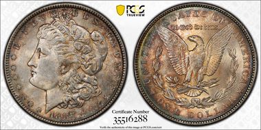 1887 $1 MS62