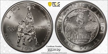 1995-S 50C Basketball MS69