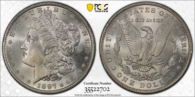 1897 $1 MS66