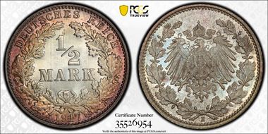 1917-E 1/2 Mk J-16 MS66