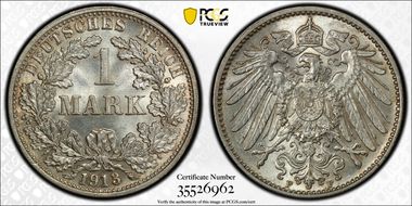 1913-F Mark J-17 MS65