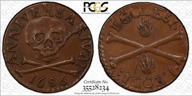 1686 Token Renesse-71, 4 AE MS62BN