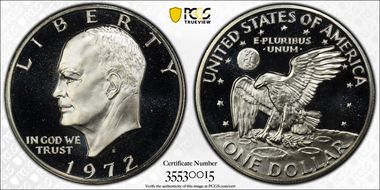 1972-S $1 Silver PR69DCAM