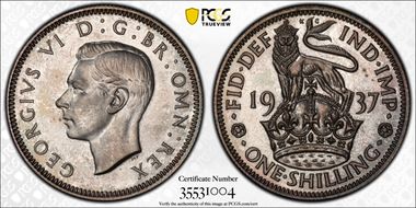 1937 Shil S-4082 English Rev PR65