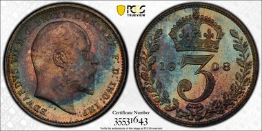 1908 3D Mdy S-3987 PL67+