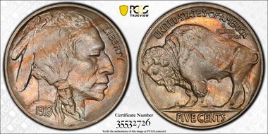 1916 5C No F, FS-401 MS64