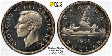 1952 S$1 No WL PL66+