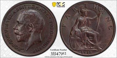 1918 1/4D S-4059 Blackened finish MS63