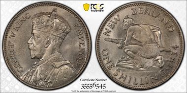 1934 Shil KM-3  Ag MS65+