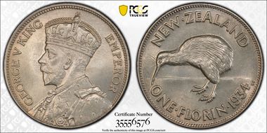 1934 Florin MS66