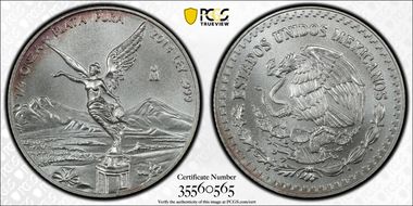 2014-Mo 1/4 oz Libertad Silver MS67