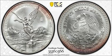 1998-Mo Onza Libertad Ag MS69