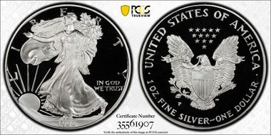 1994-P $1 Silver Eagle PR70DCAM
