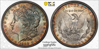 1902 $1 MS66