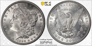 1888 $1 MS65