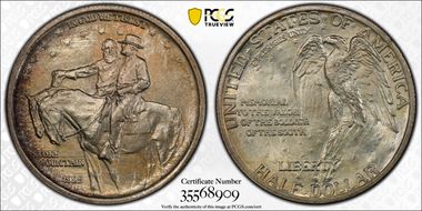1925 50C Stone Mountain MS67
