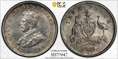 1919-M 3D AU58