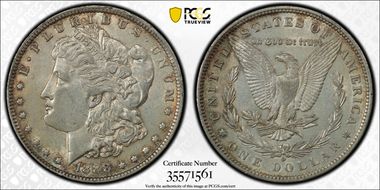 1888-O $1 VAM 21, Oval O N1