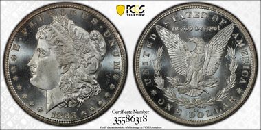 1883-CC $1 MS66+ PL