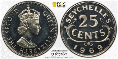 1969 25C PR67