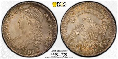 1818 50C O-112a MS66