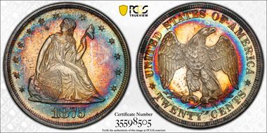 1875 20C MS65