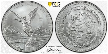 2017-Mo 1/2 oz Libertad Ag MS70