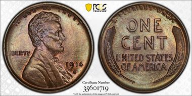 1914-S 1C MS64+ BN