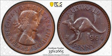1964 (m) 1D MS65BN