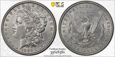 1886-O $1 AU53