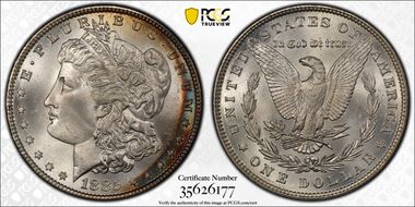 1885 $1 MS67+