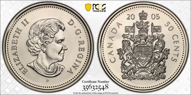 2005-P 50C No Crown PL66