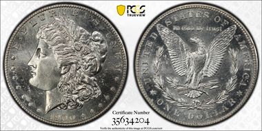 1900-S $1 MS64+ PL