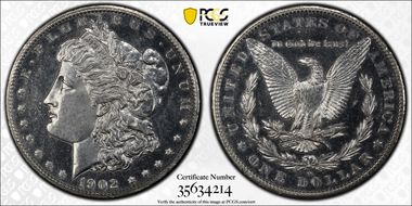 1902-O $1 MS64DMPL