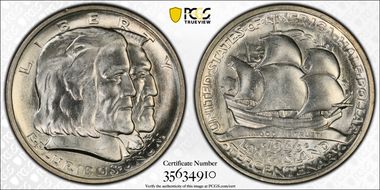 1936 50C Long Island MS65