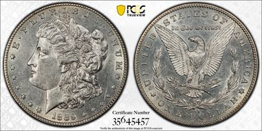 1889-CC $1 AU53