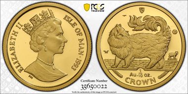 1993 1/10 Cr Maine Coon Cat KM-350 MS69