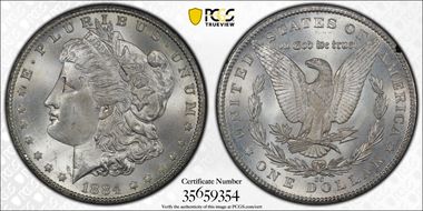 1884-CC $1 GSA Hoard MS64