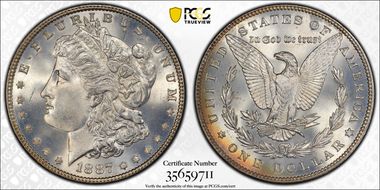1887 $1 MS67